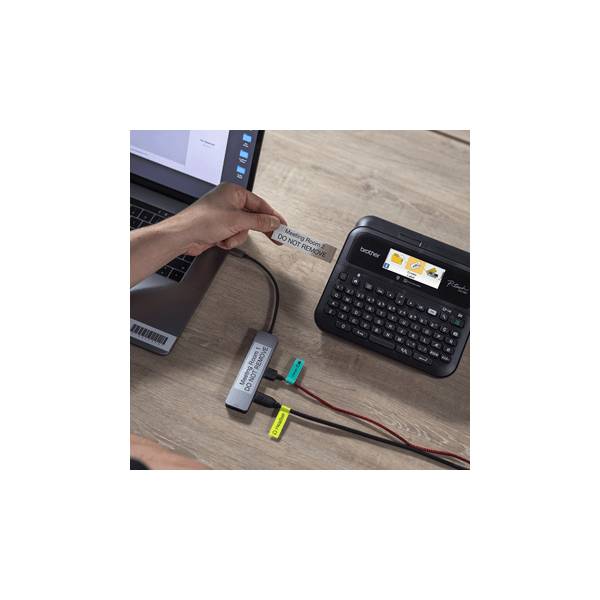 Brother PT-D610BTVP stampante per etichette [CD] Trasferimento termico Con cavo e senza cavo TZe Bluetooth (Brother PT-D-3