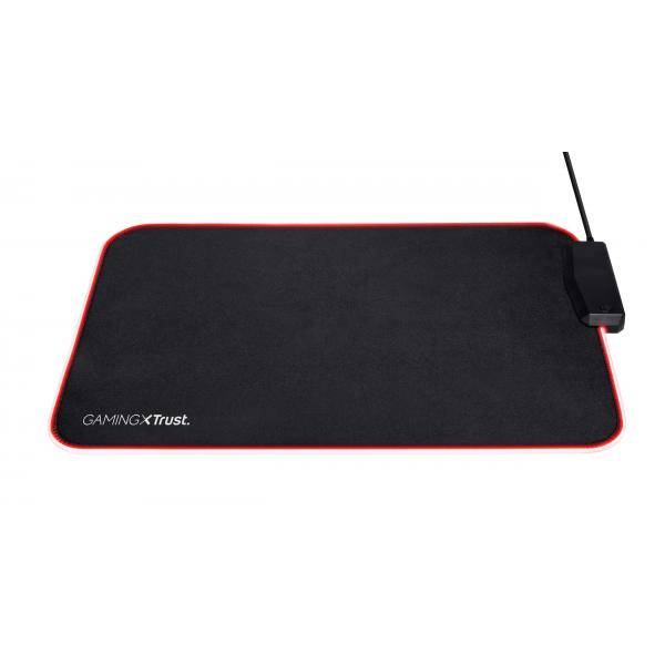 TRUST GXT765 GLIDE-FLEX RGB MOUSEPAD & HUB USB 4 PORTE CAVO A TRECCIA DA 1.2 M BASE IN GOMMA ANTISCIVOLO BLACK-0