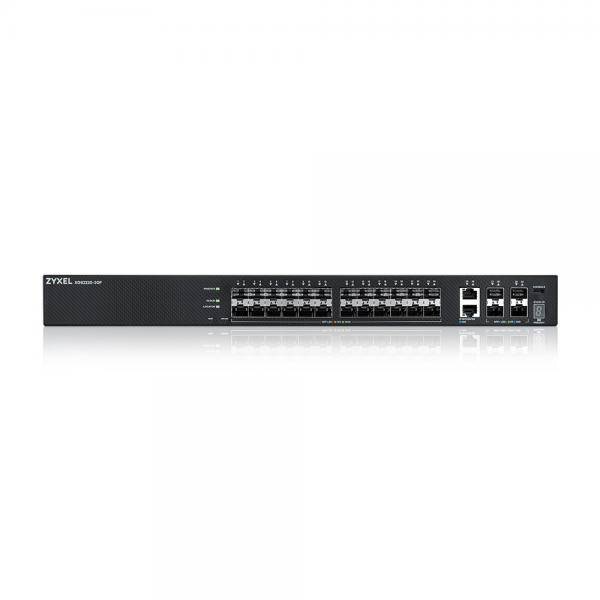 Zyxel XGS2220-30F Gestito L3 Nero (Zyxel XGS2220-30F L3 Access Switch 24x1G SFP 2x10mG RJ45 4x10G SFP+ Uplink)-1