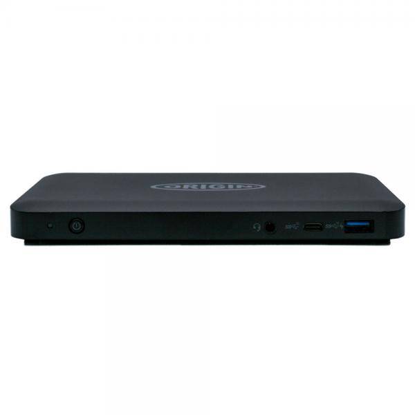 Origin Storage 40A90090EU-OS replicatore di porte e docking station per laptop USB 3.2 Gen 1 [3.1 Gen 1] Type-C Nero (Or-3