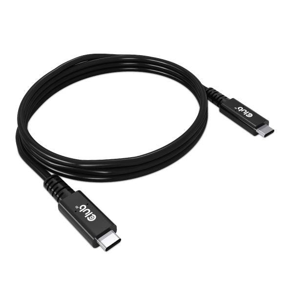 CLUB3D USB4 TYPE C GEN 3X2 BI DIRECTIONAL CABLE 40GBPS 8K60HZ 100W POWERDELIVERY M/M-1