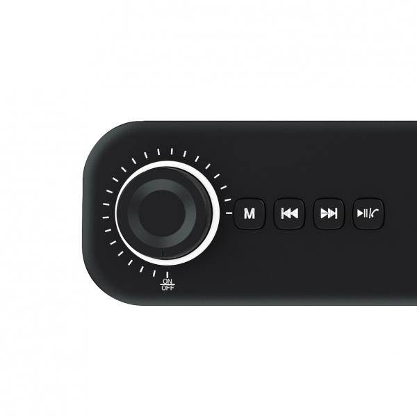 ATLANTIS P003-C0820-B MINI SOUNDBAR BLUETOOTH 5.3 20 W JACK 3,5mm TWS BATTERIA 2400mAh RADIO USB MICROSD NERO-1