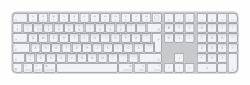 Apple Magic tastiera Universale USB + Bluetooth QWERTY Svedese Bianco (MAGIC KEYBOARD NUMERIC - SWEDISH WHITE) - Version-0