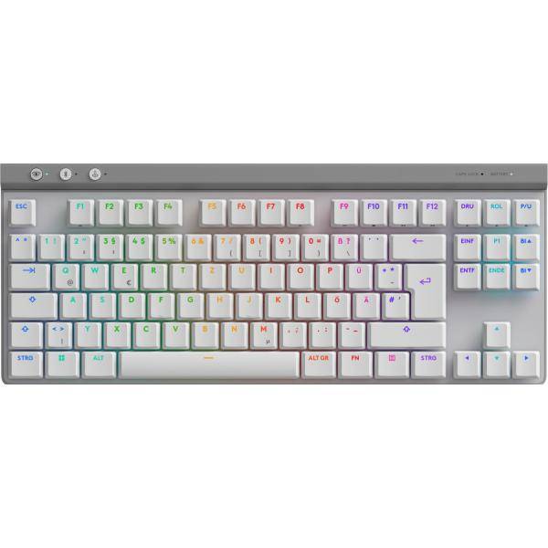 Logitech G G515 tastiera Giocare RF senza fili + Bluetooth QWERTZ Tedesco Bianco