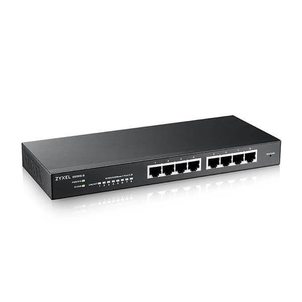 Zyxel GS1915-8 Gestito L2 Gigabit Ethernet [10/100/1000] Nero (Zyxel GS1915-8, 8-port GbE Smart hybrid mode Switch)-1
