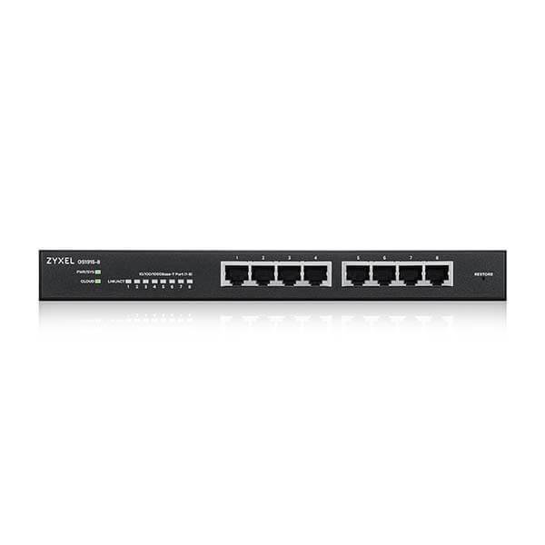Zyxel GS1915-8 Gestito L2 Gigabit Ethernet [10/100/1000] Nero (Zyxel GS1915-8, 8-port GbE Smart hybrid mode Switch)-2