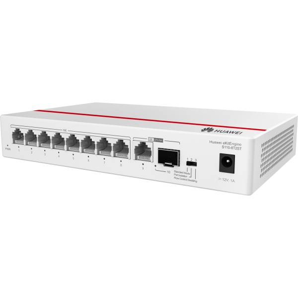 HUAWEI eKit S110 Series S110-8T2ST Non gestito L2 Gigabit Ethernet (10/100/1000) Grigio-1