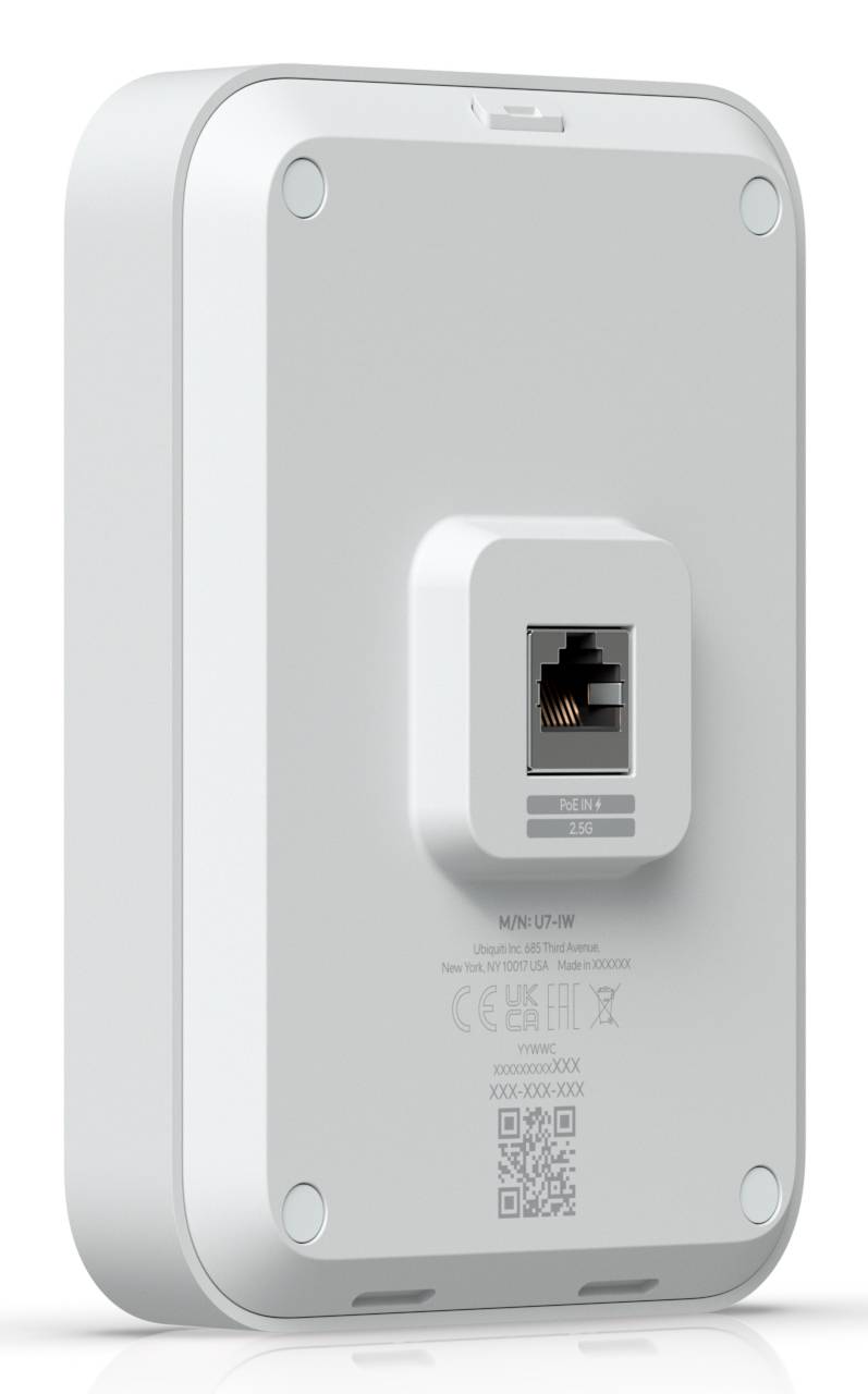 UBIQUITI ACCESS POINT U7-LITE WIRELESS UNIFI 1P RJ45 2.5 GbE WiFi 7/5/6 PoE 2.4G/5 2X2 MIMO - 200 CLIENTS-3