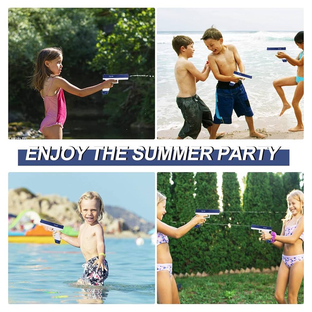 Pistola Ad Acqua Elettrica Giocattolo Per Bambini Potente Per Feste Spiaggia Estiva --2