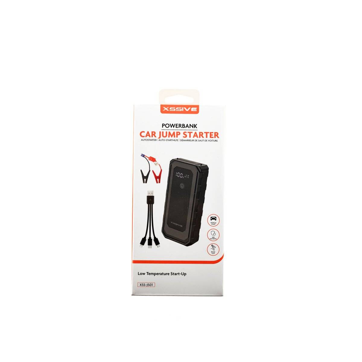 Power Bank per avviamento di emergenza per auto 6000mAh Nero-4