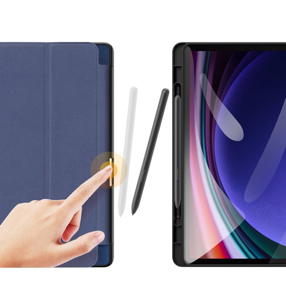 Custodia per tablet Smart Sleep Case compatibile con la custodia protettiva Samsung Galaxy Tab S10 FE blu-1