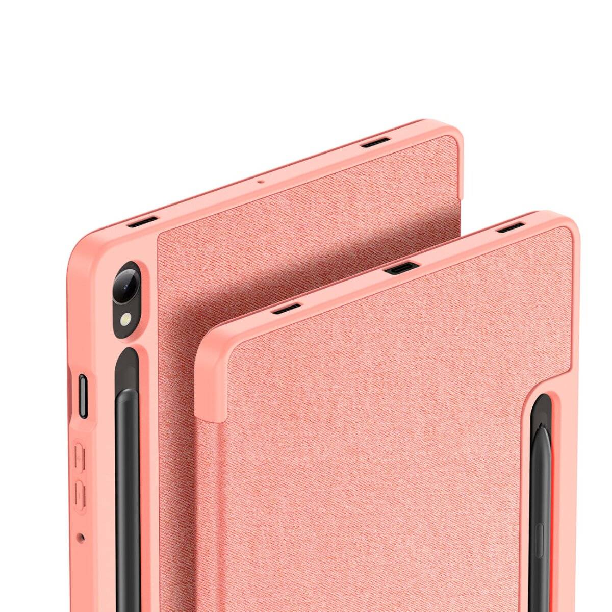 Custodia per tablet Dux Ducis Domo Smart Sleep Case compatibile con Samsung Galaxy Tab S10 FE+ Rosa-2