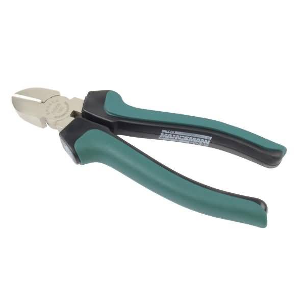 BRÜDER MANNESMANN Profi Seitenschneider, Länge: 160 mm aus hochwertigem Werkzeugstahl, mehrschichtige, matt - 1 Stück (1