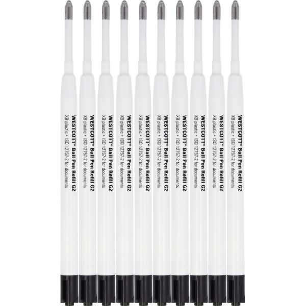 Westcott Ballpoint Penmings 10 ore 1,4 mm nero