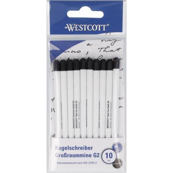 Westcott Ballpoint Penmings 10 ore 1,4 mm nero-1