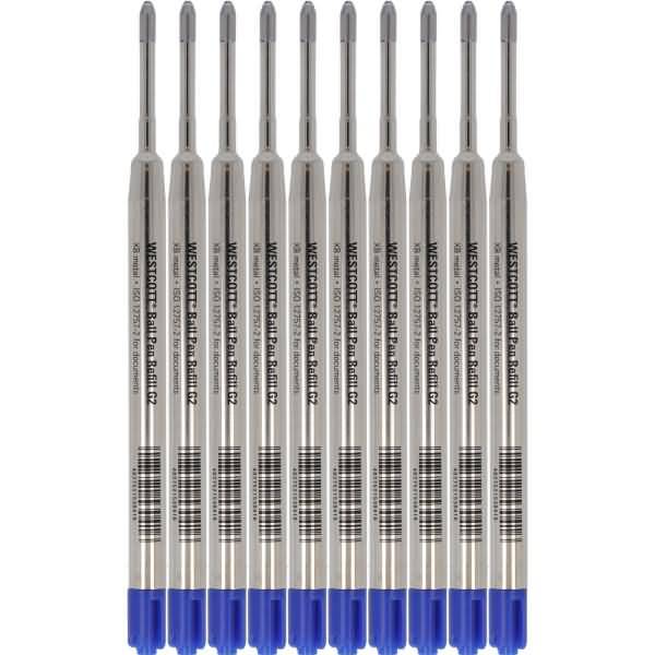 Westcott Ballpoint Penmings 10 ore 0,7 mm blu-0