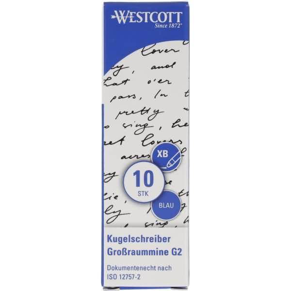 Westcott Ballpoint Penmings 10 ore 0,7 mm blu-1