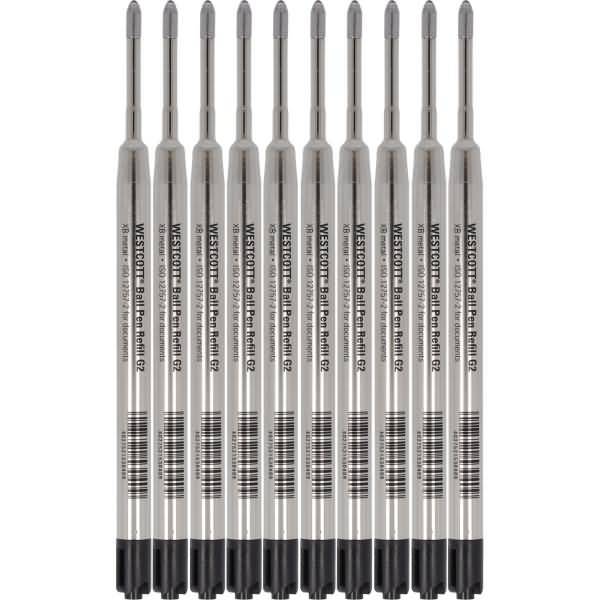 Westcott Ballpoint Penmings 10 ore 0,7 mm nero