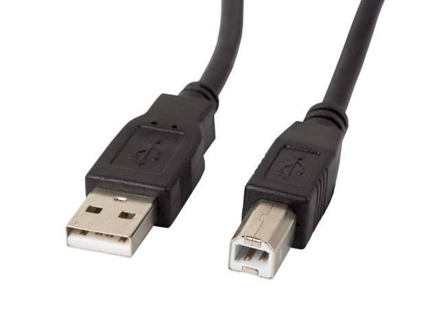 Lanberg CA-USBA-11CC-0010-BK USB Kabel 1 m 2.0 USB B Schwarz (CA-USBA-11CC-0010-BK)-0