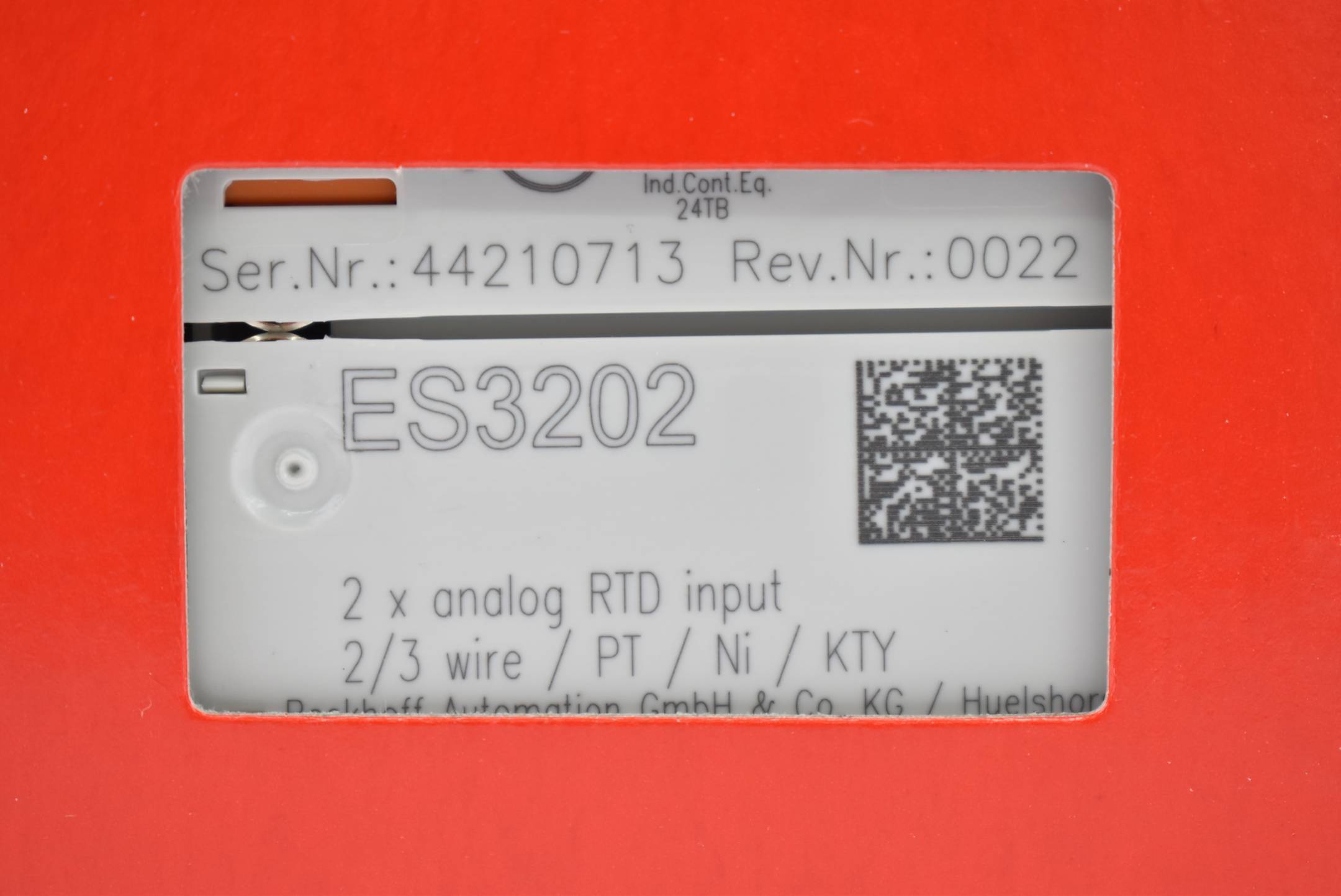Beckhoff - ES3202 - Beckhoff ES3202-2