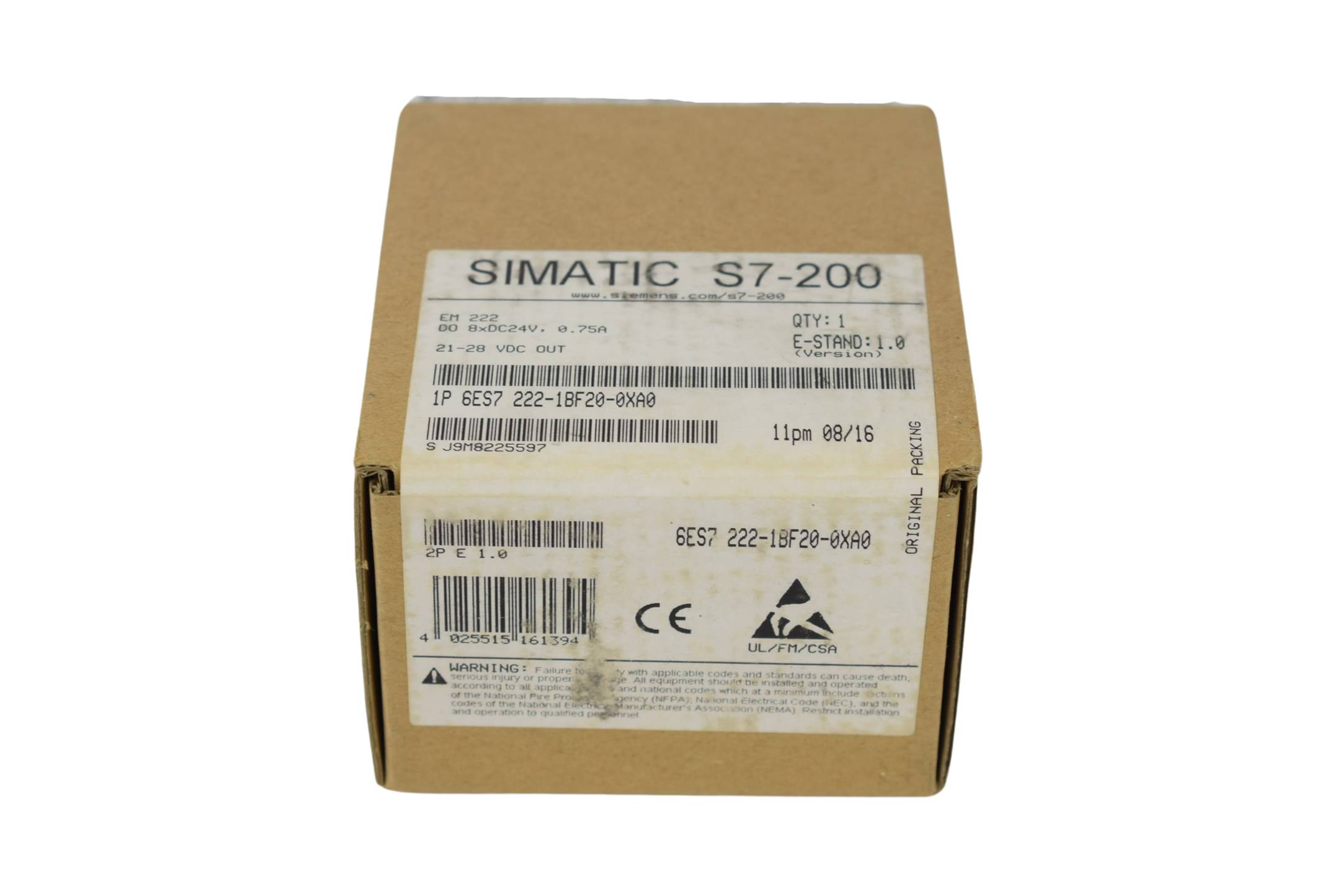 SIEMENS 6ES7 222-1BF20-0XA0 (EAN:4025515161394)-1