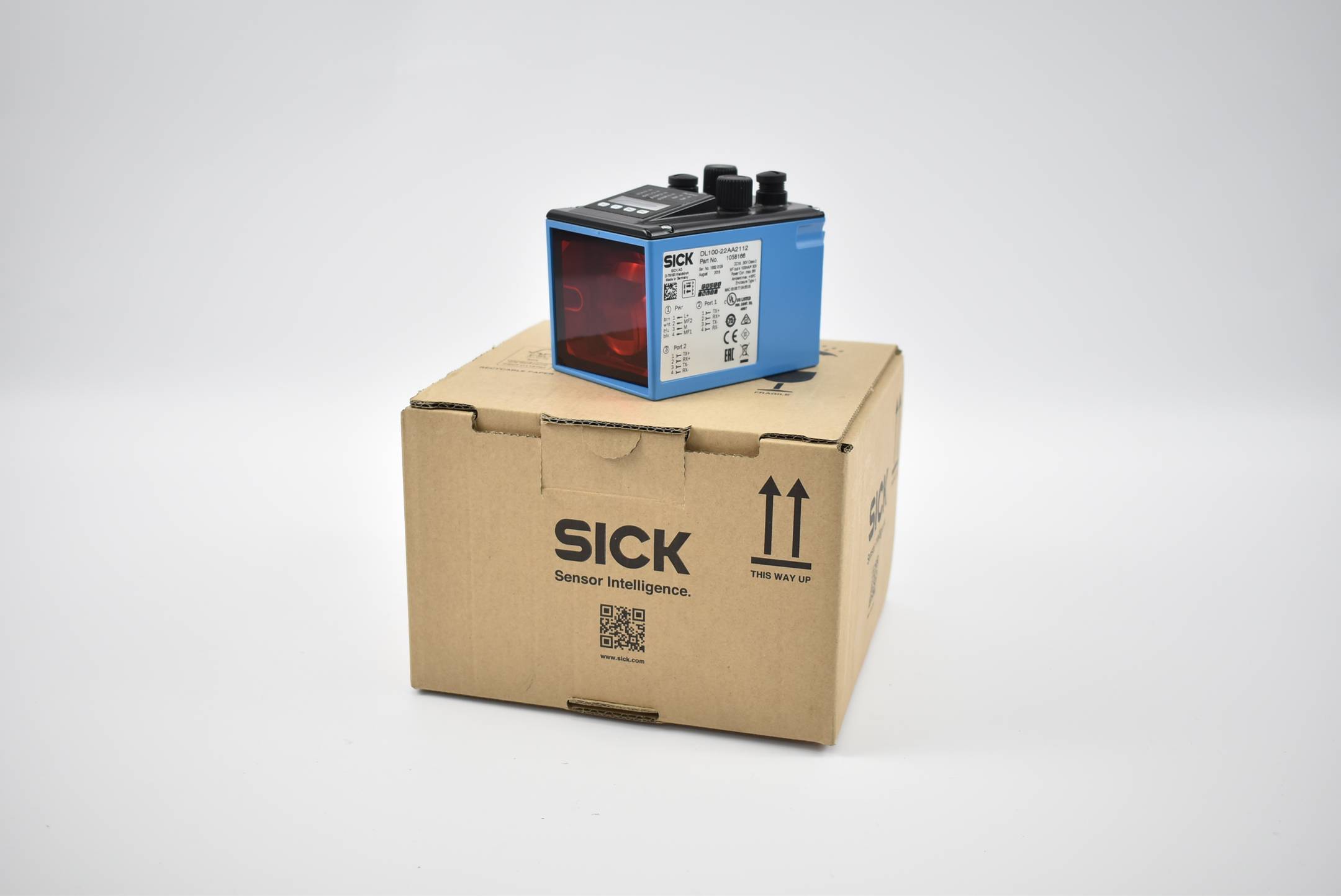 Sensore di distanza a lungo raggio Sick DL100-22AA2112-1