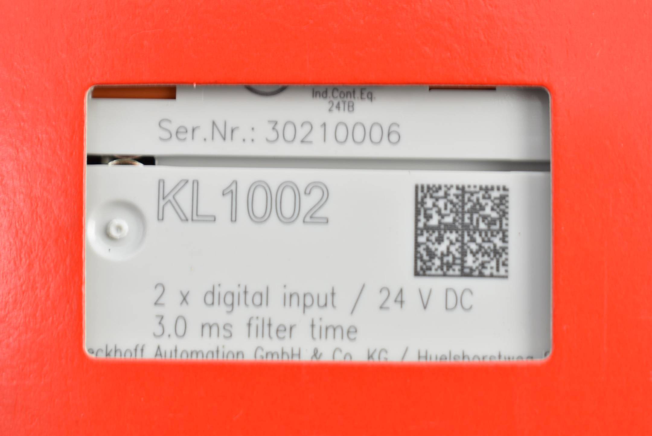 Beckhoff - KL1002 - Beckhoff 2-Canale-Digitale-Ingresso | KL1002-0