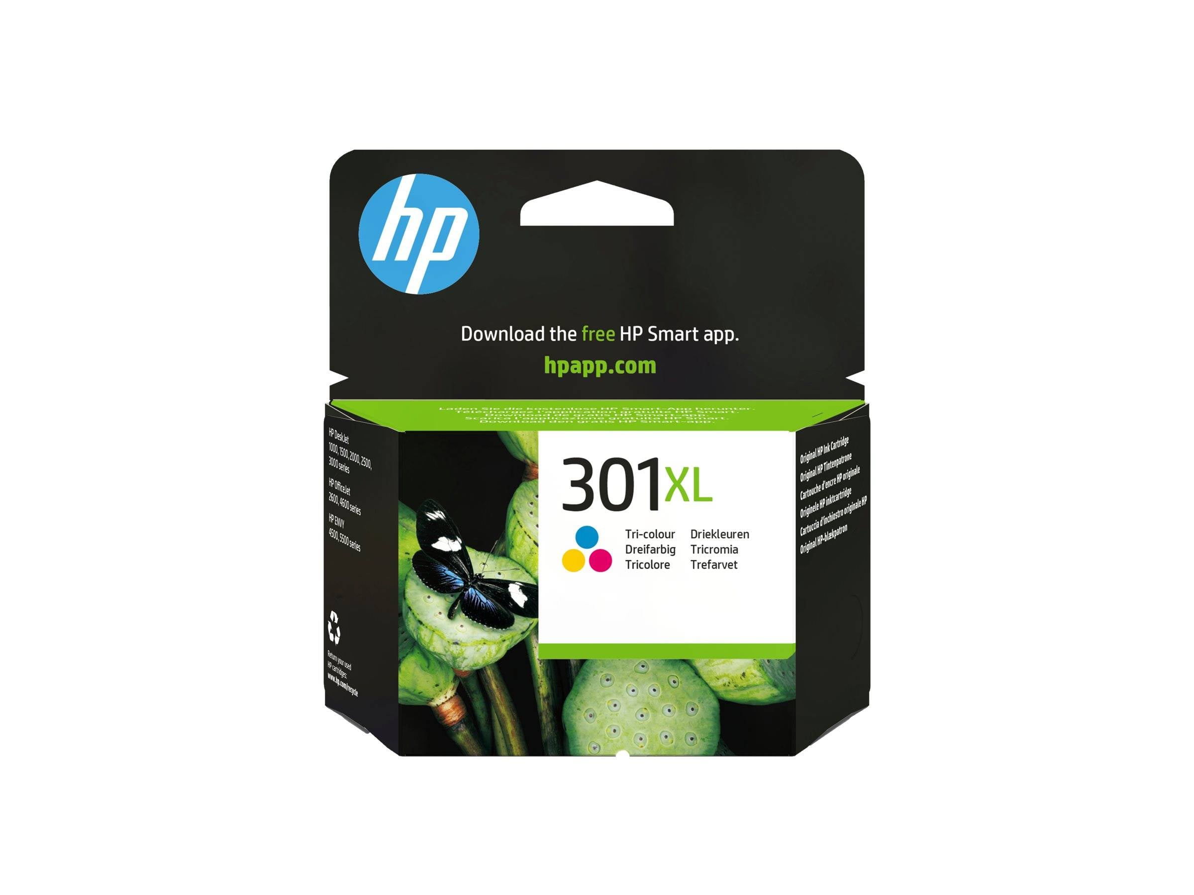 HP 301XL - 6 ml - Hohe Ergiebigkeit - Farbe (Cyan, Magenta, Gelb)-1