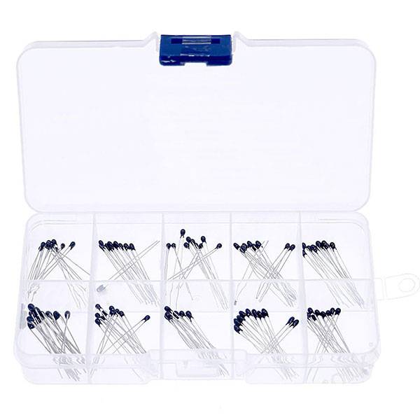 Box plastico con 100 termistori NTC da 1K a 100K-2