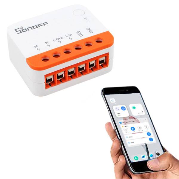 Interruttore Wi-Fi 10A, App, compatibile Alexa/Google e contenitore IP66-0