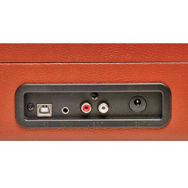 Giradischi portatile a valigetta vintage con uscita USB-2