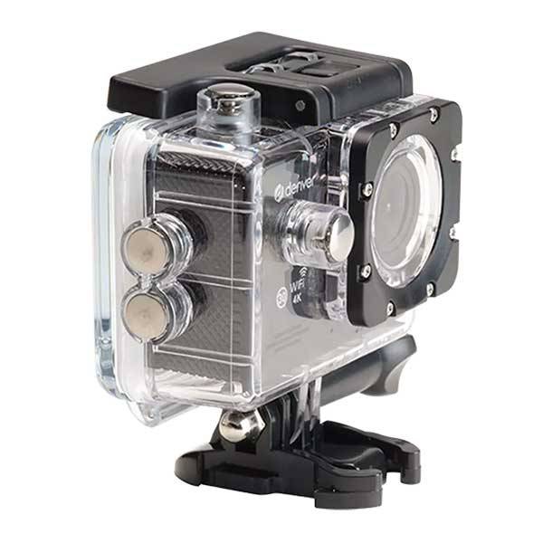 Action Camera 4K Wi-Fi con display LCD e custodia subacquea 40 metri-1