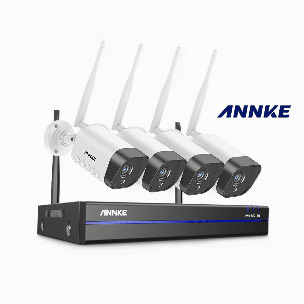 Kit Videosorveglianza Wireless PRO 8 Canali con 4 Telecamere 5 MPx-0