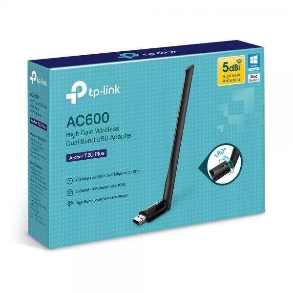 TP-LINK Archer T2U Plus - Netzwerkadapter - USB 2.0-3
