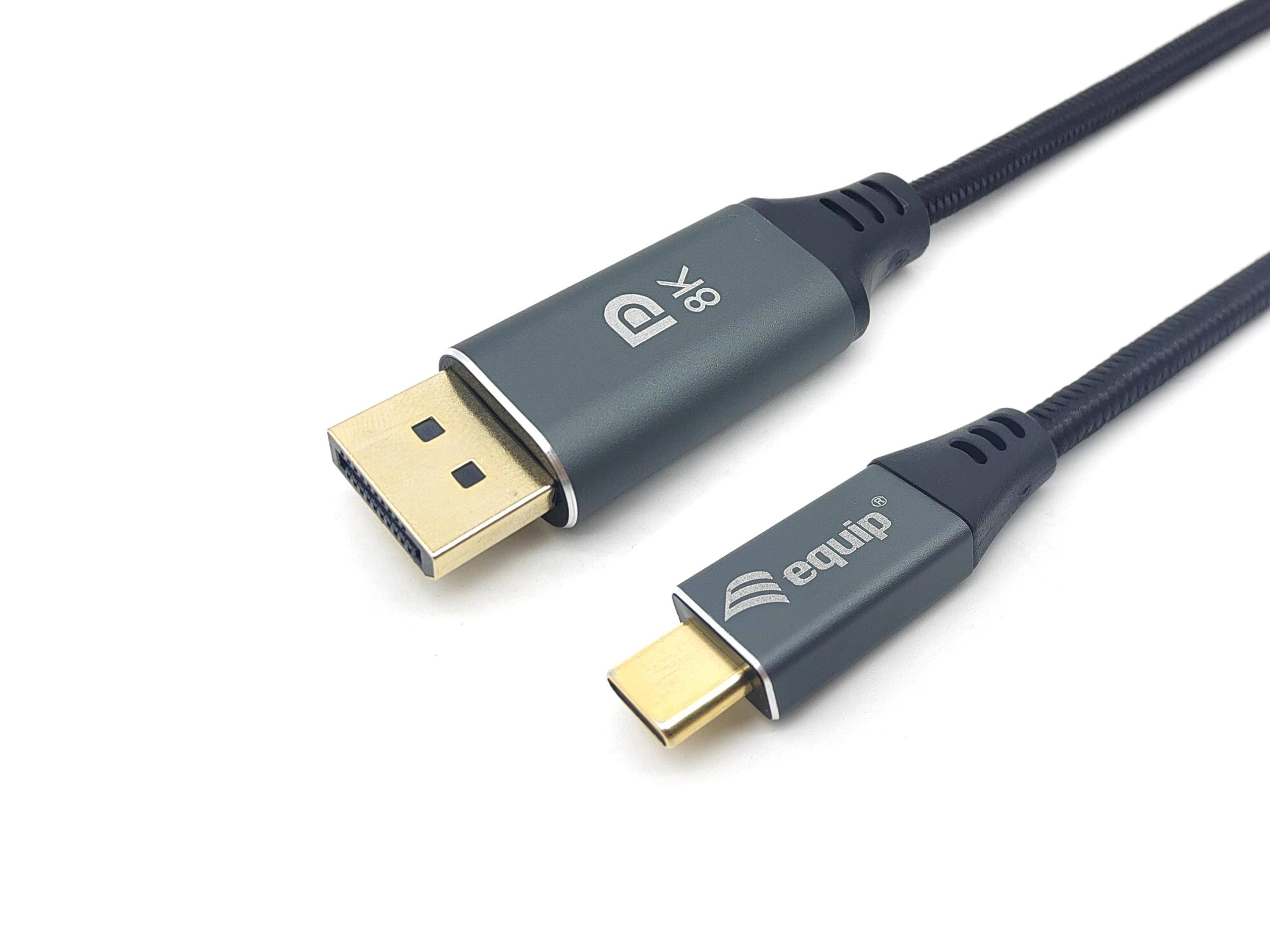 Equip Cavo da USB-C a DisplayPort Premium, M/M, 2,0 m, 8K/60Hz-0