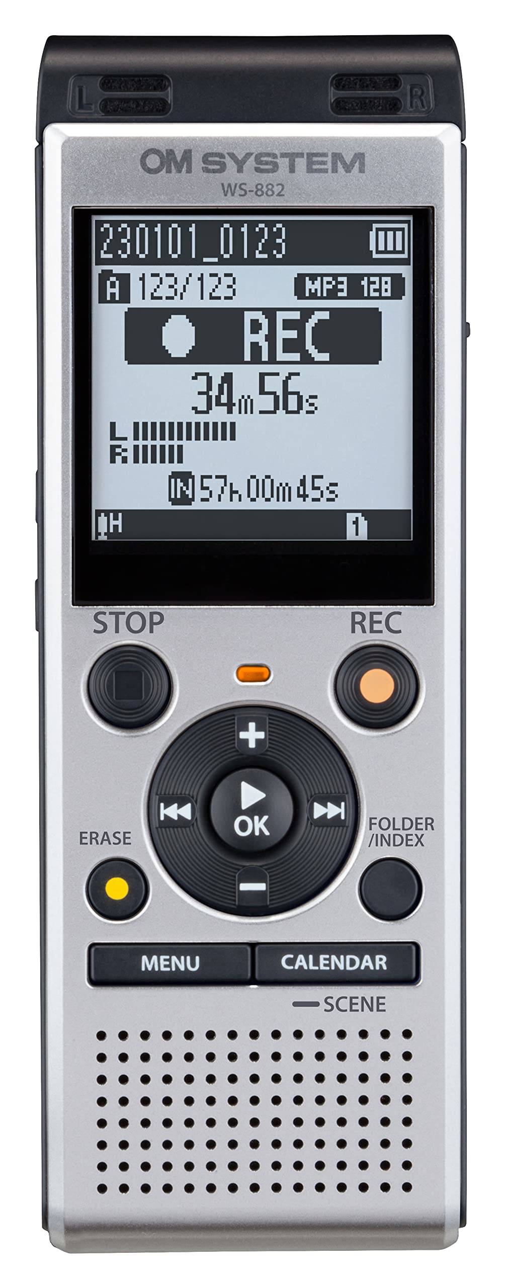 Olympus WS-882 Flash card Argento (WS-882 Silver [4GB] inc. Batt)-0