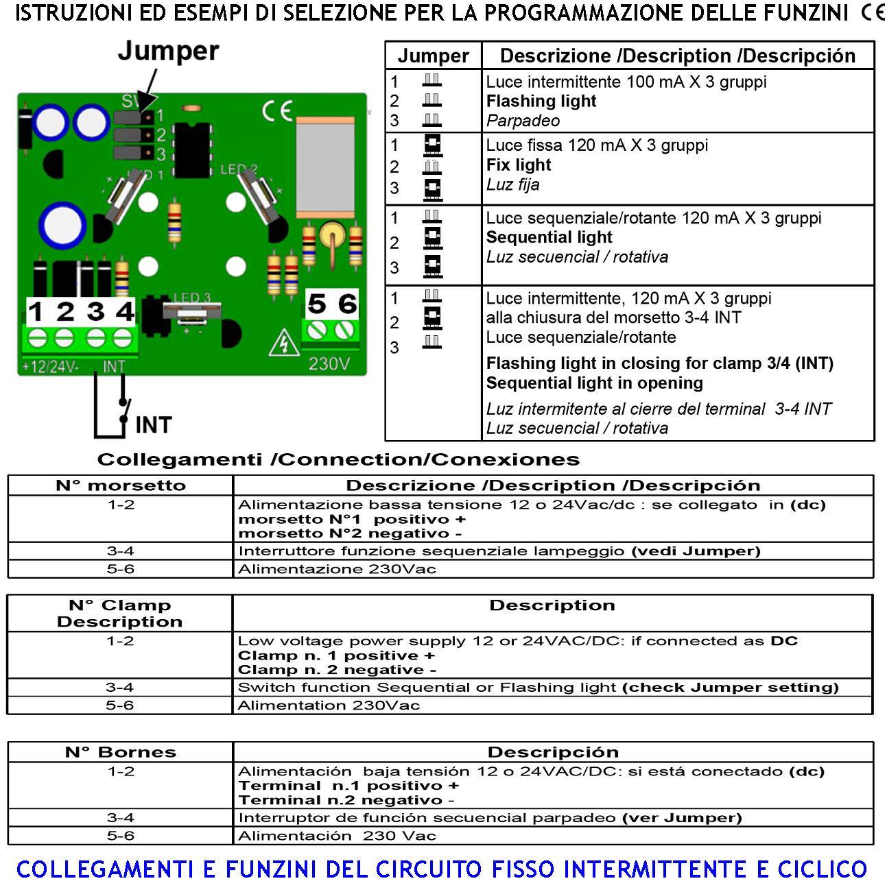 Lampeggiatore Arancione Ovale Piatto Circuito Multifumzioni Scelta Luce Fissa Intermittente Ciclica Il Circuito Suppor-2