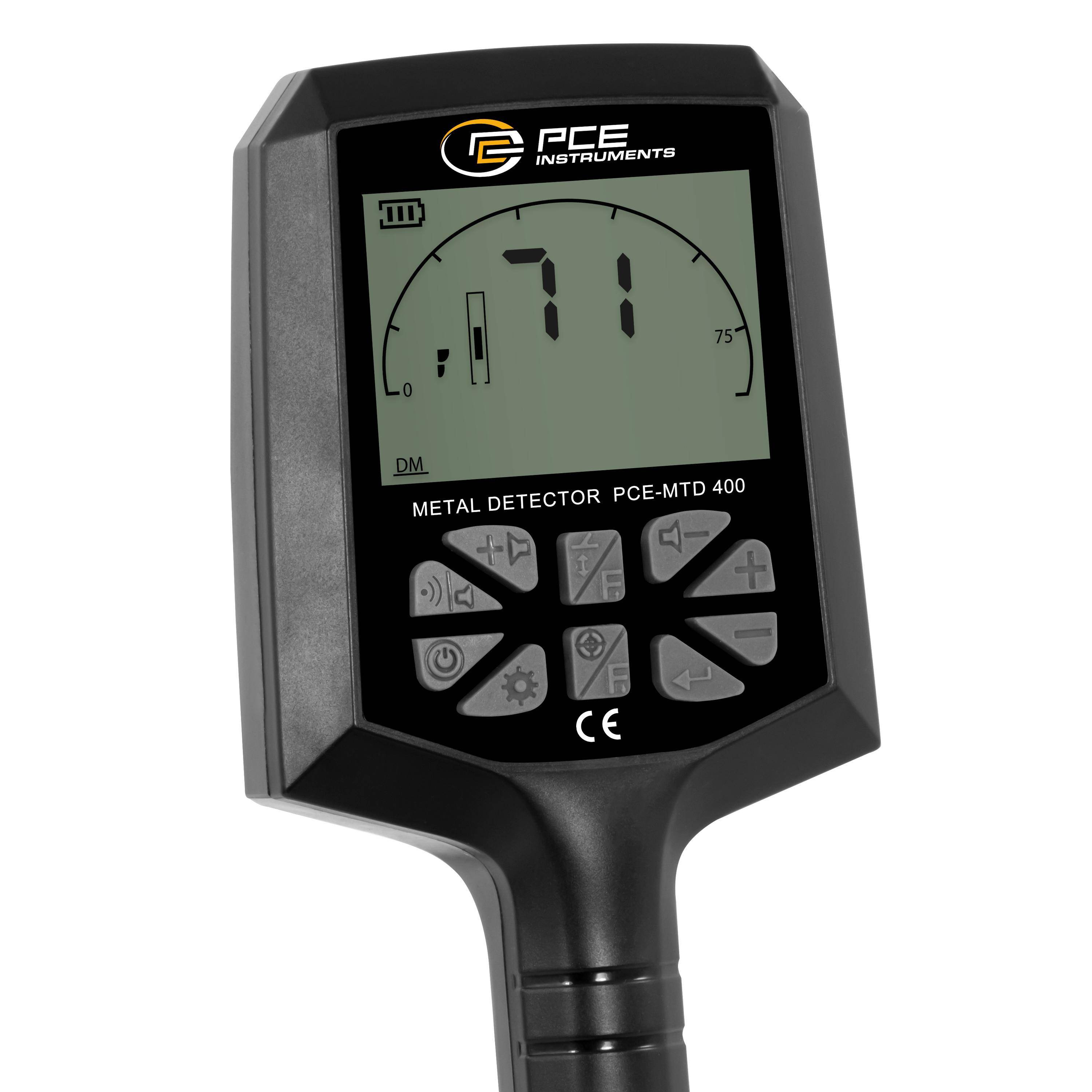 PCE Instruments PCE-MTD 400 Metal detector Profondità di rilevamento (max.) 500 cm digitale (LCD) PCE-MTD 400-3