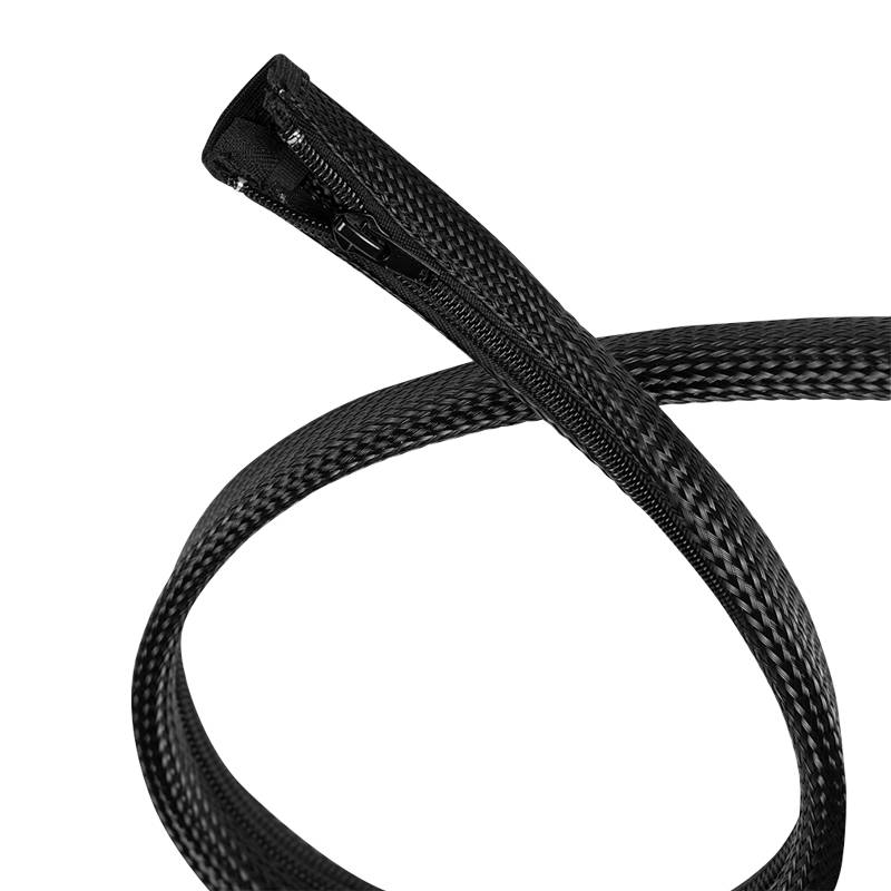 LogiLink Kabelschlauch 0.5 mm m. Reißverschluss 5 m schwarz (KAB0083)-1