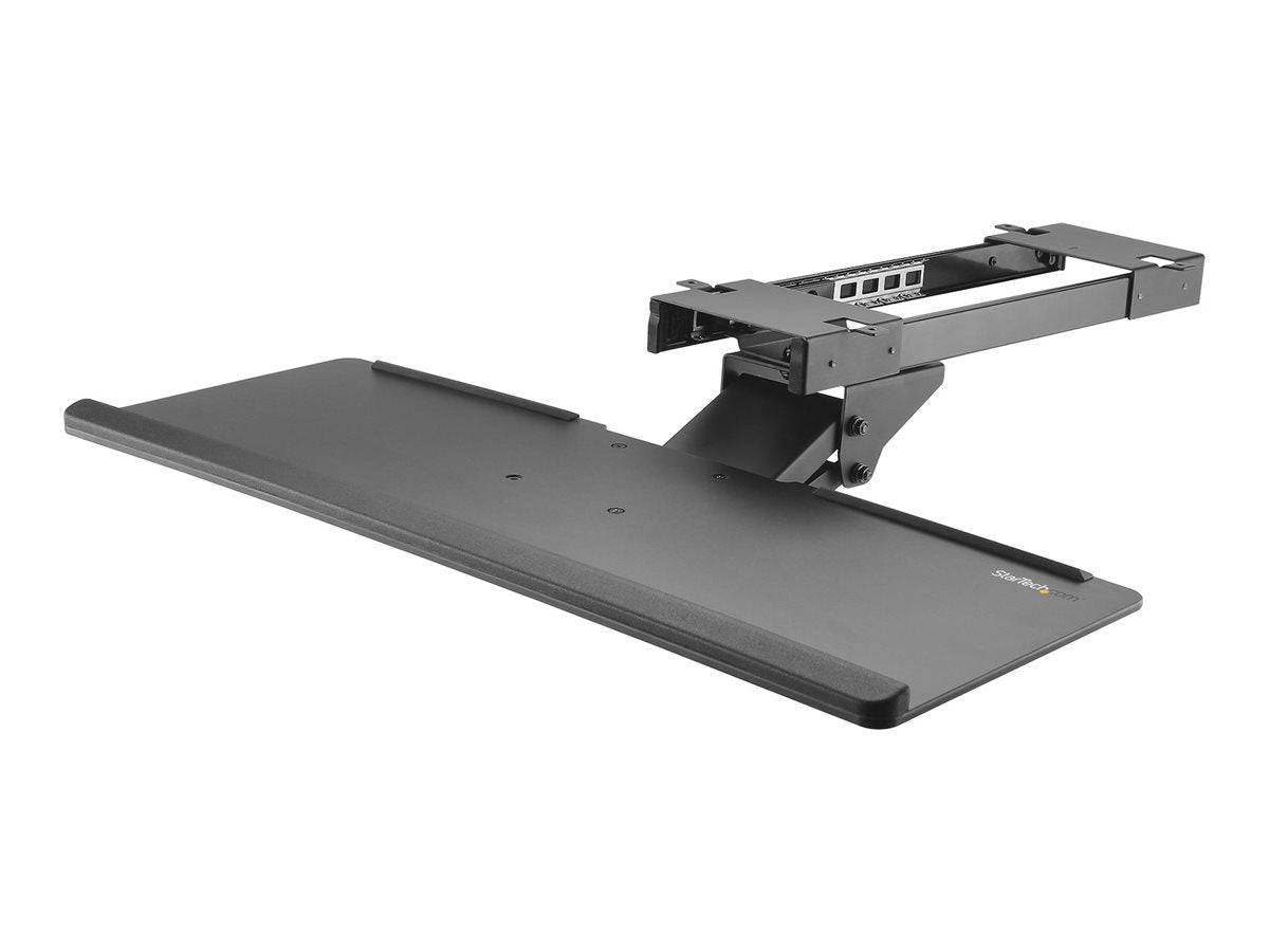 StarTech.com Under-Desk Keyboard Tray - Adjustable - Tastatureinschub - unter Tisch montierbar - Schwarz-0