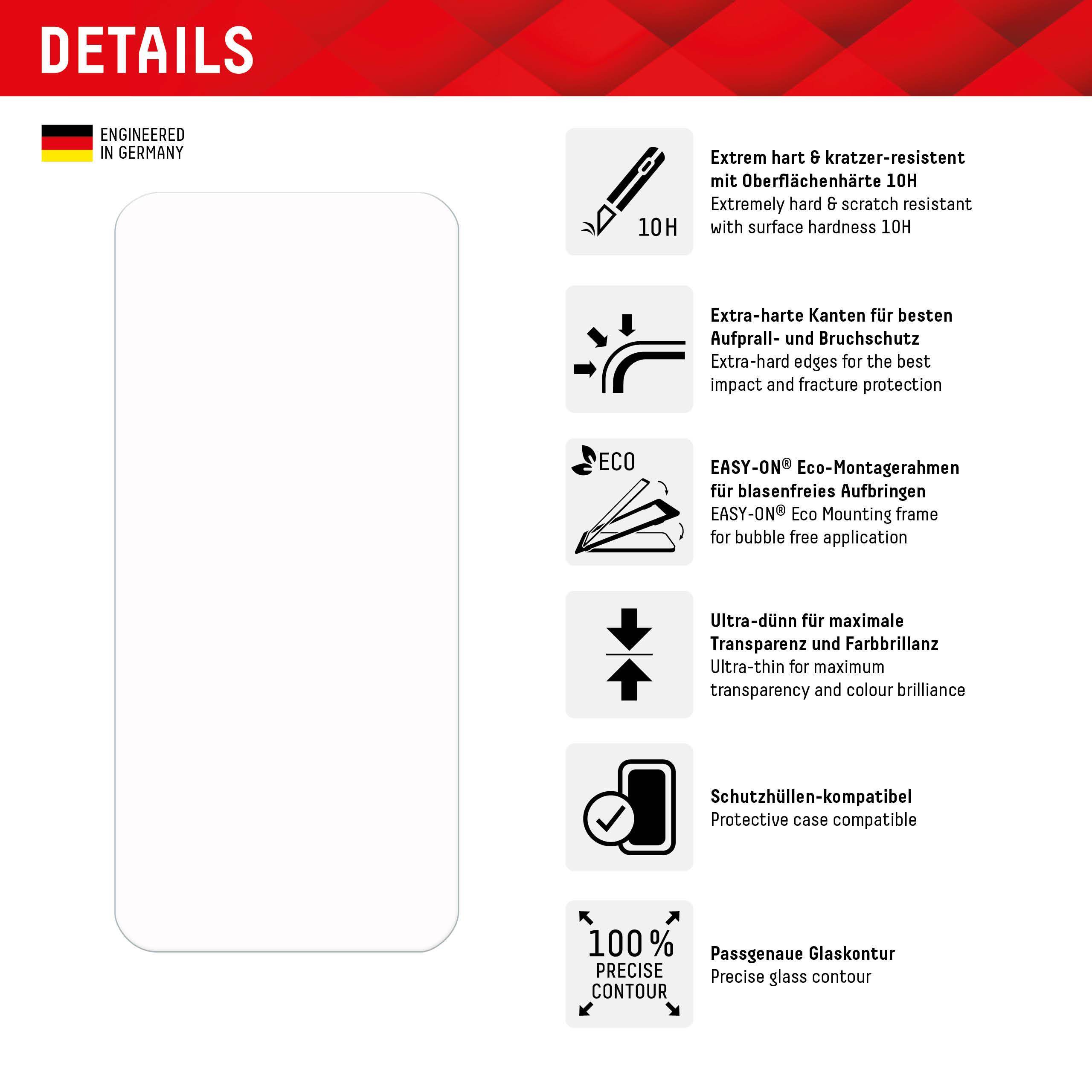 DISPLEX REAL GLASS + CASE - SAMSUNG GALAXY A54 5G-1