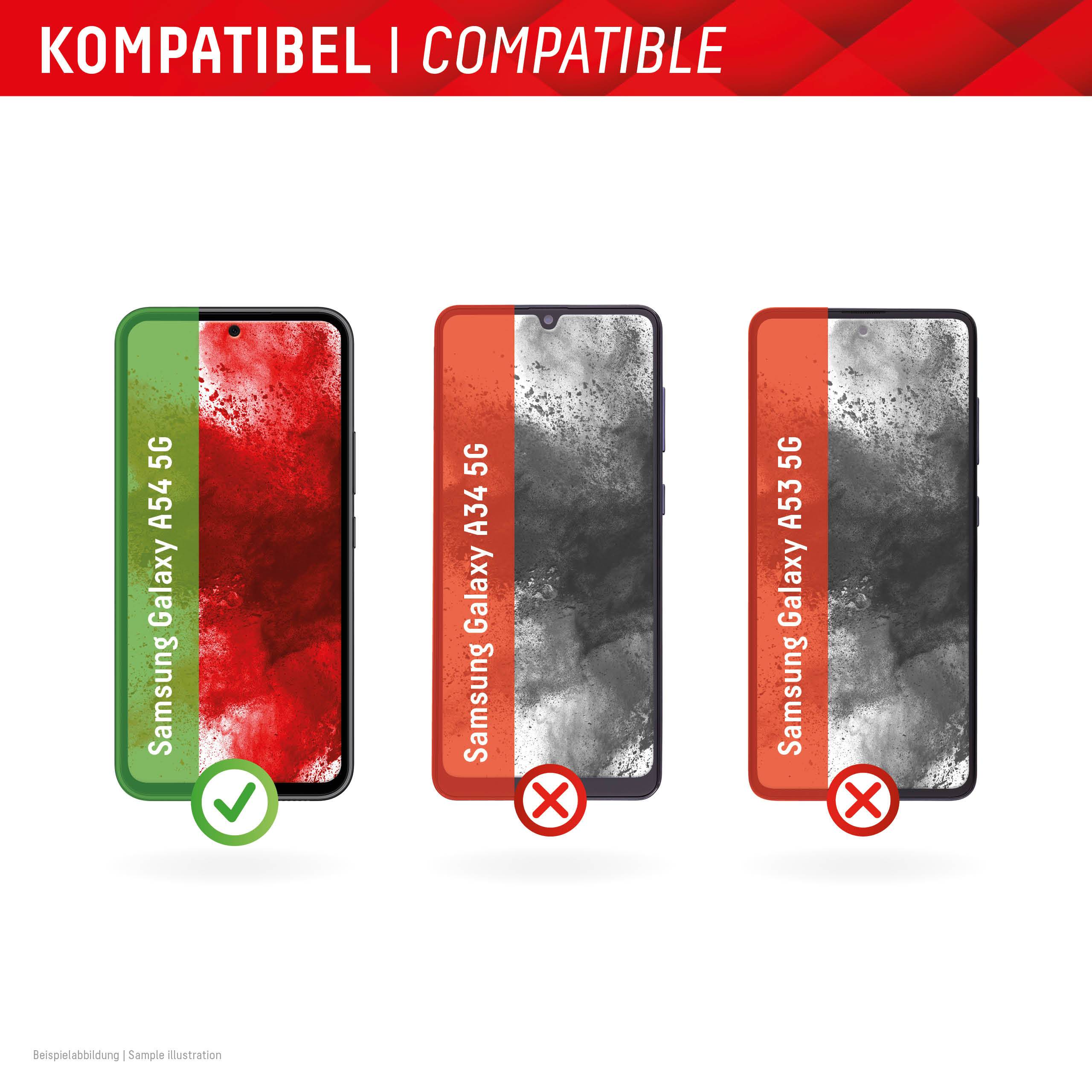 DISPLEX REAL GLASS + CASE - SAMSUNG GALAXY A54 5G-2