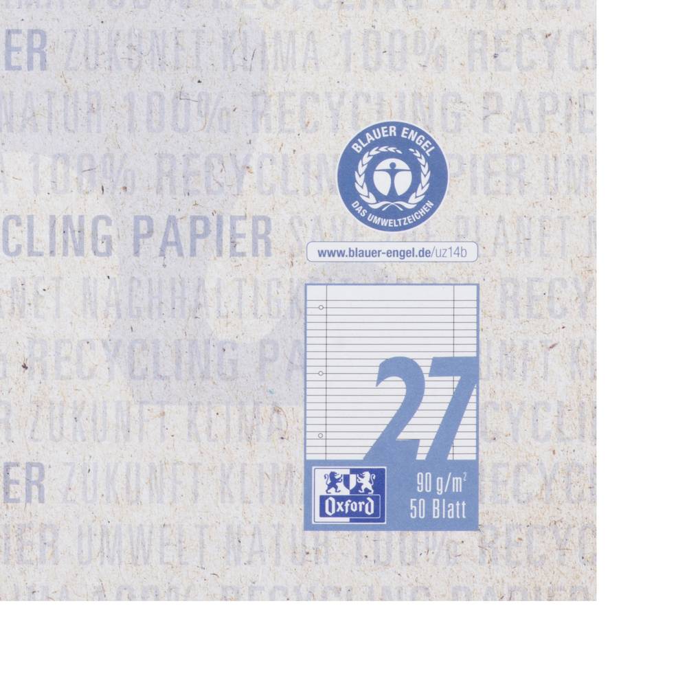 Blocco lettere OXFORD Blocco lettere Oxford A4 RC Lin 27 DIN A4 a righe-4