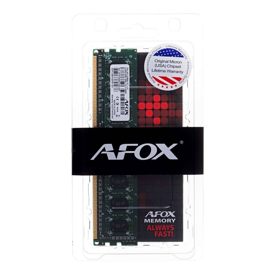 AFOX DDR3 8G 1600 UDIMM Speichermodul 8 GB 1600 MHz LV 1,35V (AFLD38BK1L)-0