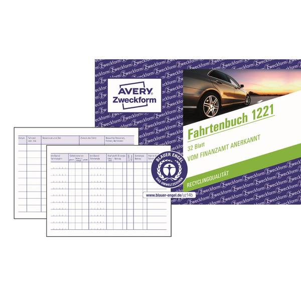 AVERY Modulo Zweckform "Logbook" A6 orizzontale - per il mercato D / A - 1 pezzo (1221)