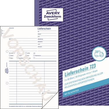 Avery 723 Geschäftsformular (723)
