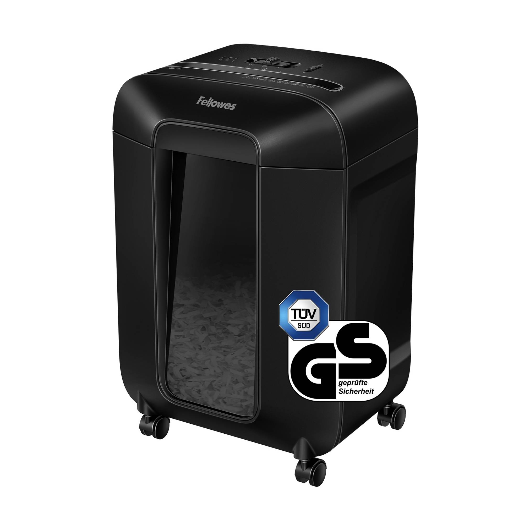 Fellowes lx85 distruggidocumenti a frammento cestino 19lt capacita` 12 fogli nero-0