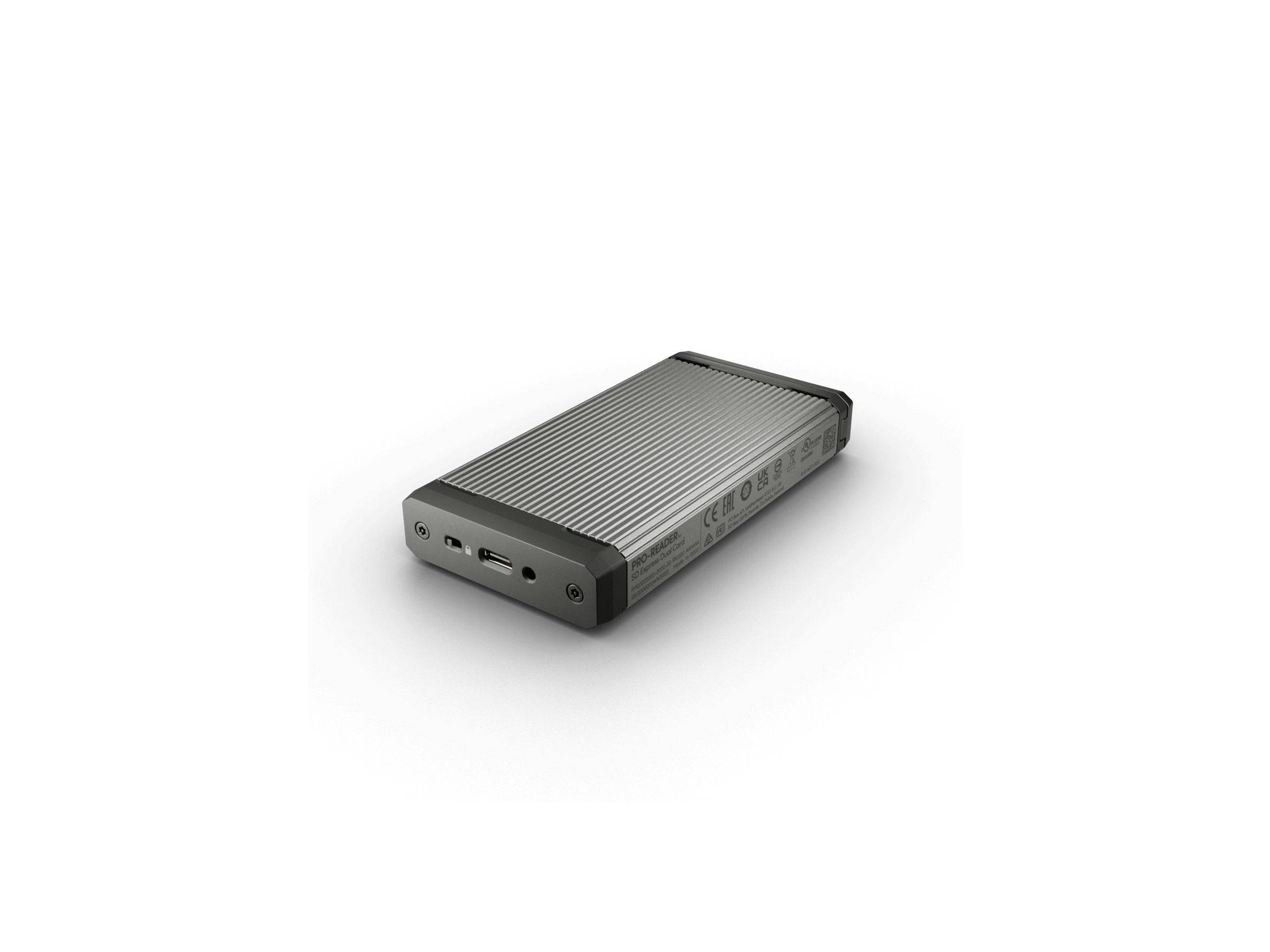 SanDisk PRO-READER lettore di schede USB 3.2 Gen 2 [3.1 Gen 2] Type-C Nero, Grigio (SanDisk PRO-READER Dual Card - Card-0