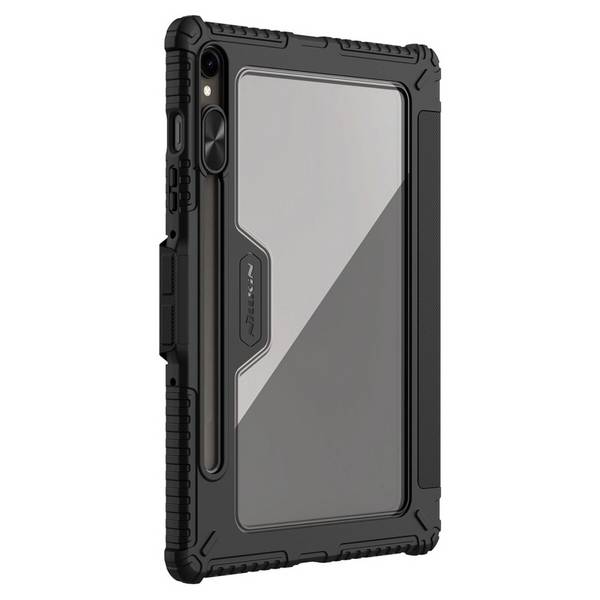 Custodia in pelle Pro Case compatibile con Samsung Galaxy Tab S9 - nera