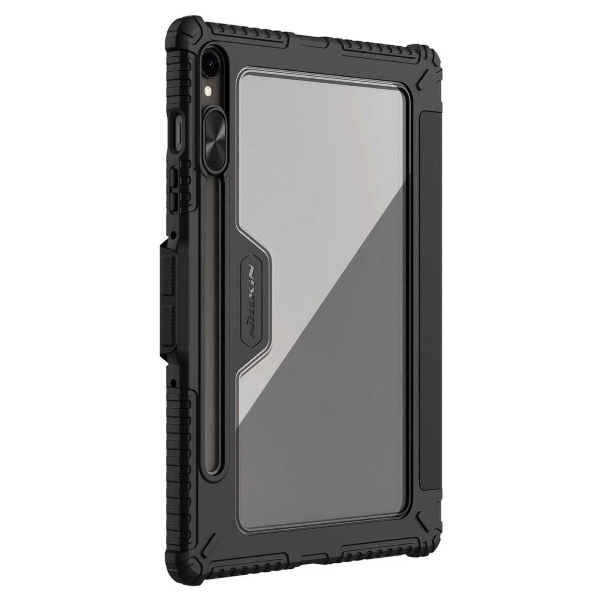 Custodia in pelle Pro Case compatibile con Samsung Galaxy Tab S9 - nera-0